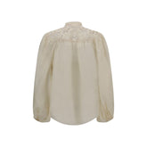 Zimmermann Cream Ramie Blouse